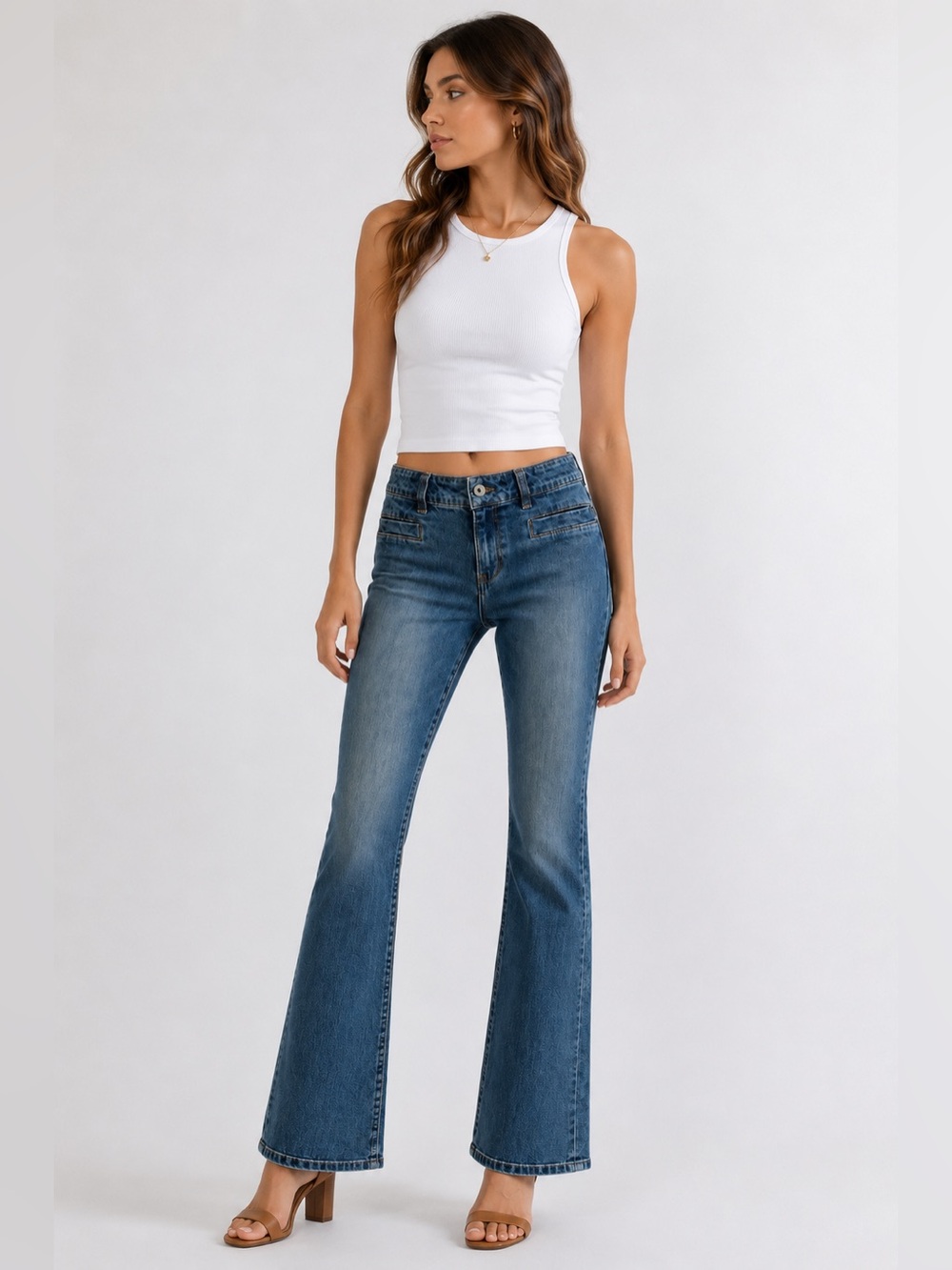 GAP Jeans Vintage Y2K Bootcut Stretch Denim Low Rise Jeans Medium Wash Size 4